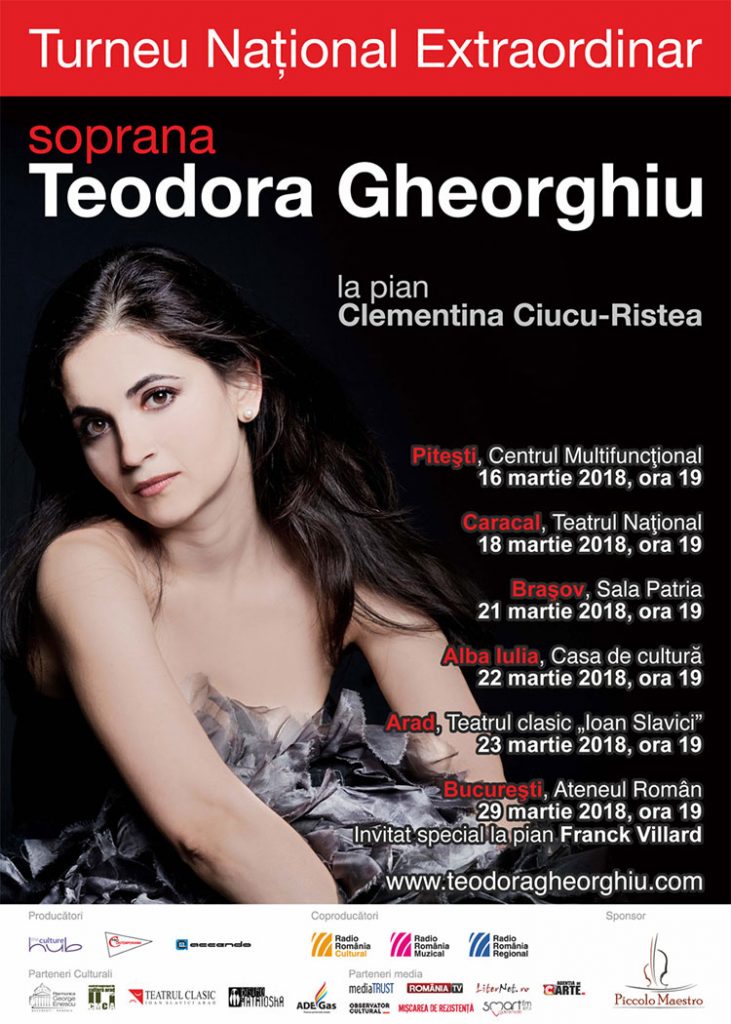Read more about the article Soprano Teodora Gheorghiu – first Romanian recital tour